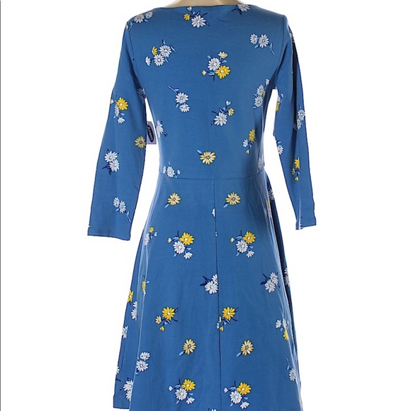 🌸SALE🌸 NWT Old Navy Casual Blue Floral Dress S - Picture 2 of 2